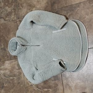 Abercrombie and Fitch soft cozy 3/4 zip blue "sweater"